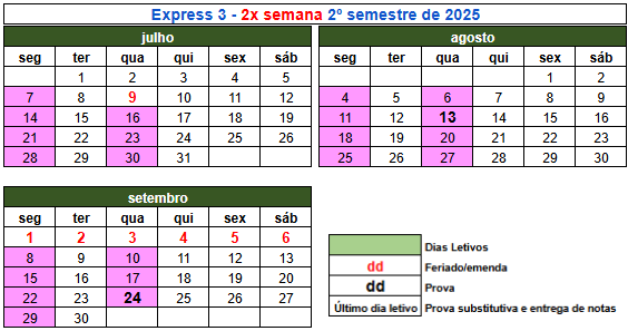 Calendrio Express